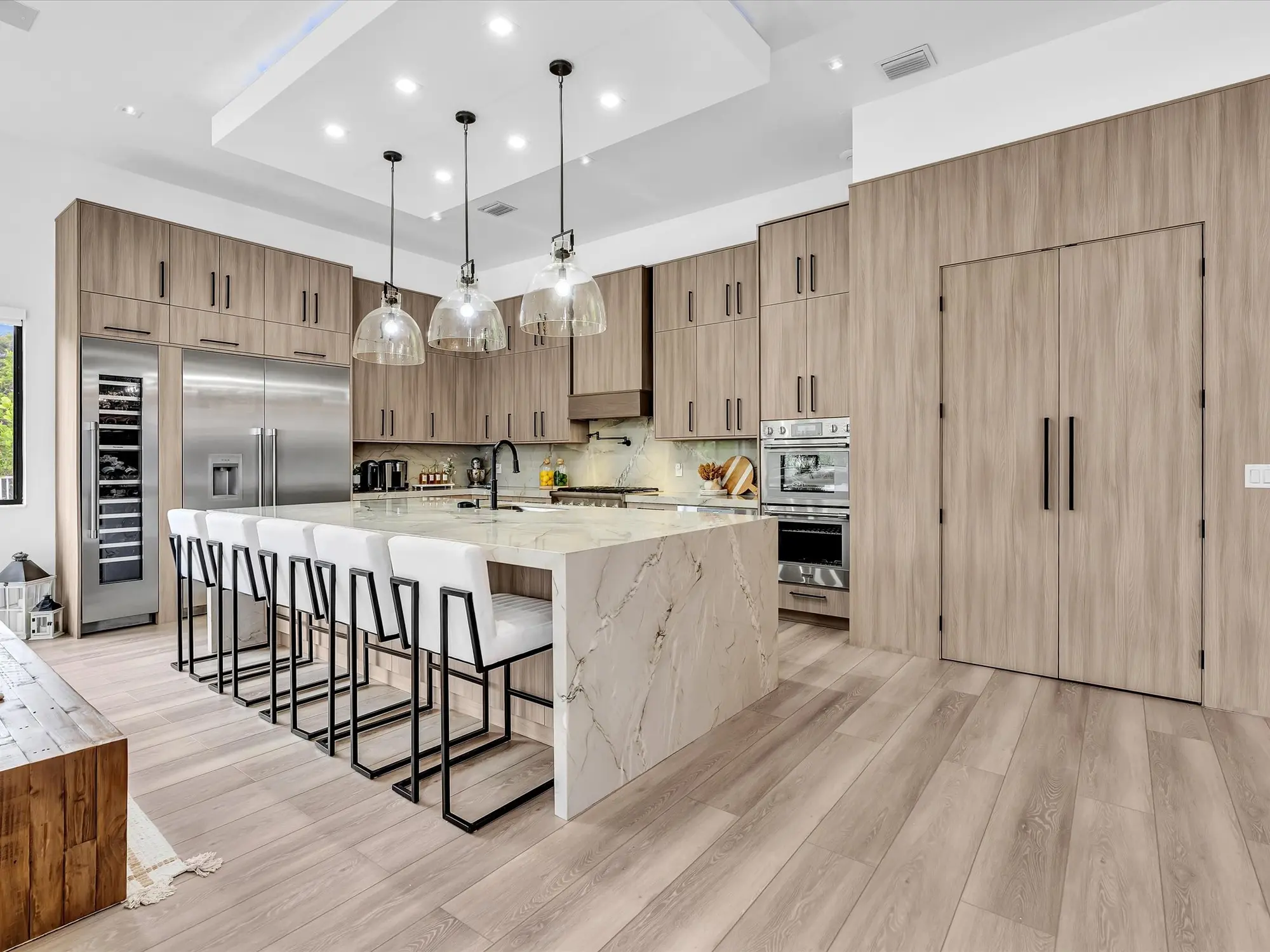 Modern dining area at 4980 SW 159th Ave Southwest Ranches luxury home