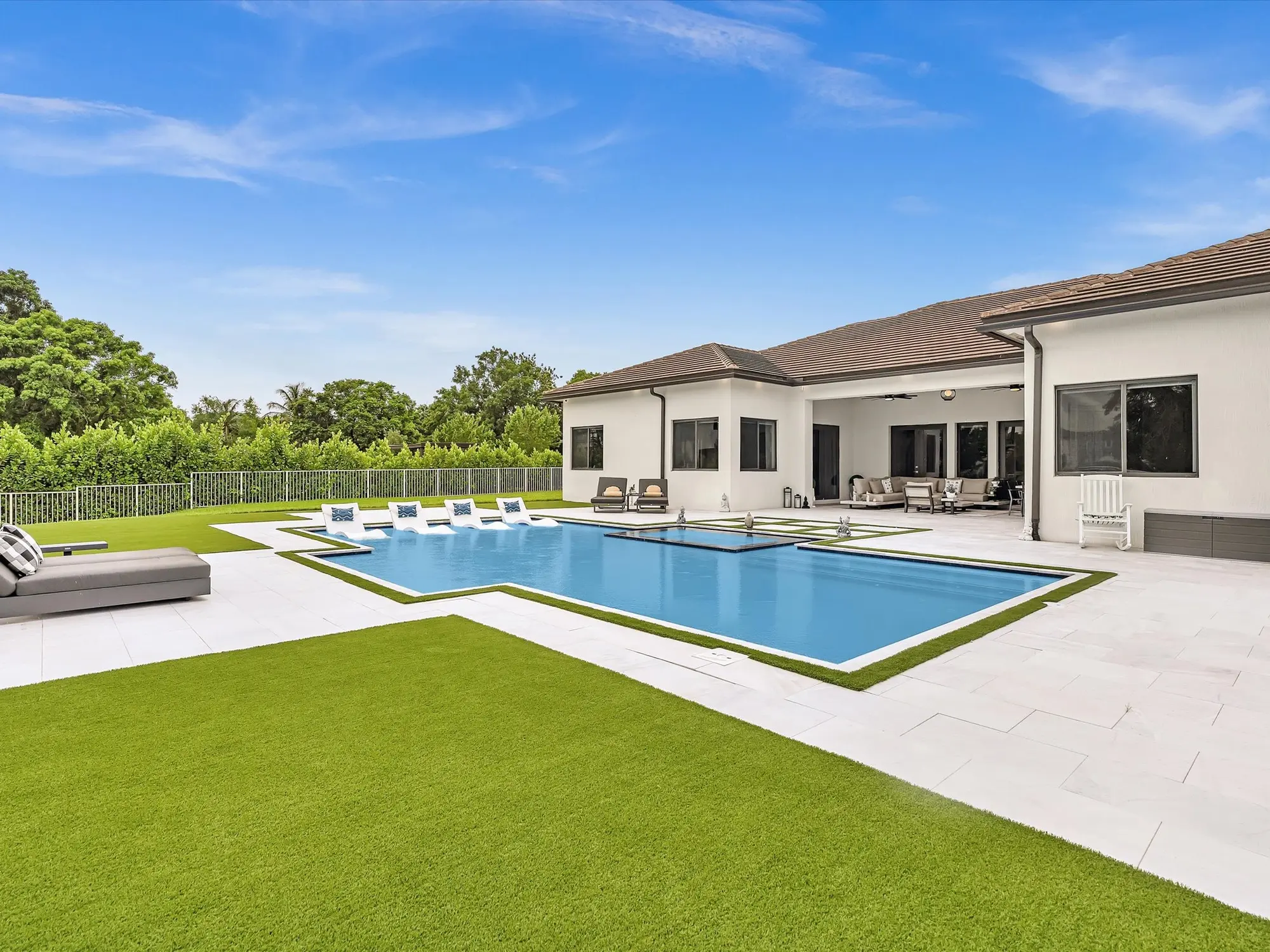 Aerial view of luxury off-market estate at 4980 SW 159th Ave Southwest Ranches Florida